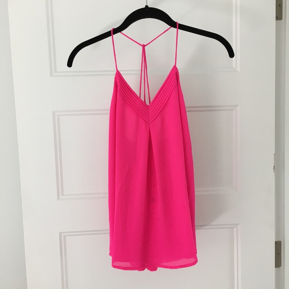Naked Zebra Hot Pink Tank